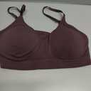 Momcozy Nursing Bras for Breastfeeding and Sleep, Seamless Soft & Stretchy Maternity Bra, V Neck Wireless Pregnancy Bralette Medium