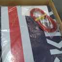 POOLHACKER2025 Upgrade 21 ft Winter Pool Cover - 21ft Round Above Ground, 4 Foot Overlap Extra Thick 420D Pool Cover with Pulley and Cable (Red)