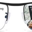 K.LAVER Progressive Multifocus Reading Glasses Semi Rimless Blue Light Blocking Glasses For Men Women TR90 Multifocal Readers