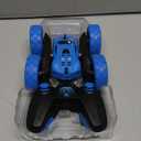 Remote Control Car, RC Cars Toys for Kids Ages 6-12, 4WD Stunt Car with LED Lights & 360 Flips, 2.4GHz, Upgraded USB-C Modular Batteries, 8-10 Year Old Boys Birthday Gift 1-Blue