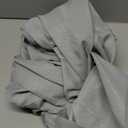 NICETOWN Scarf Curtain for Living Room - Elegant Solid Voile Sheer Valance Topper Long Window Treatment Scarf for Villa/Cottage (1 PC, Light Gray, W60 x L216)