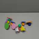 READY 2 LEARN Giant Stampers - Geometric Shapes - Filled In - Set of 10 - Easy to Hold Foam Stamps for Kids - Arts and Crafts Stamps for Displays, Posters, Signs and DIY Projects