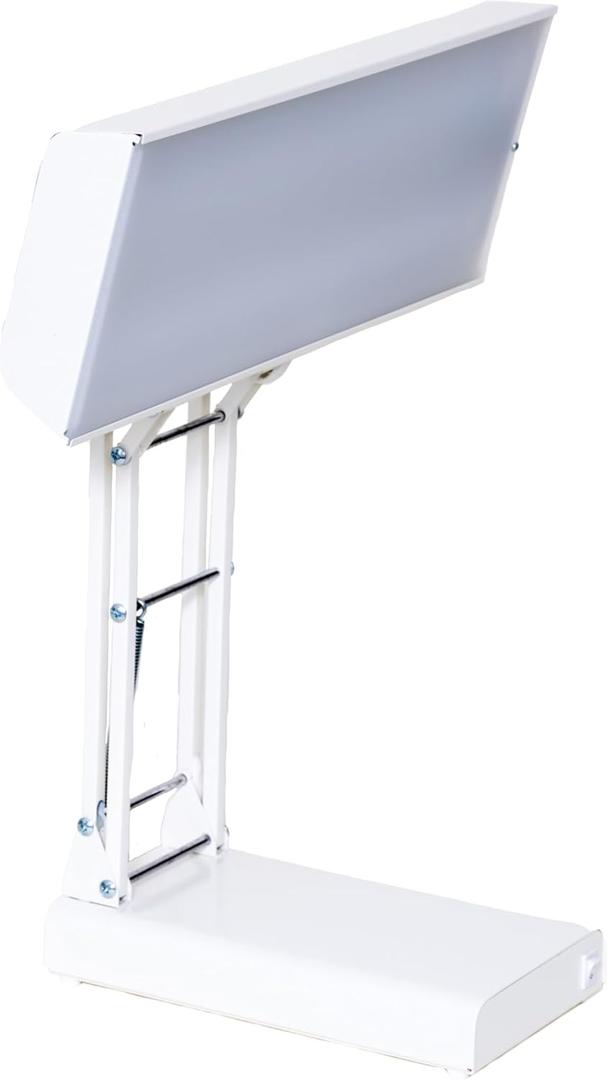 Northern Light Technologies NLT Adjustable Light Therapy Lamp - 10000 Lux Full Spectrum Light for Natural Mood and Energy Enhancement, Beige