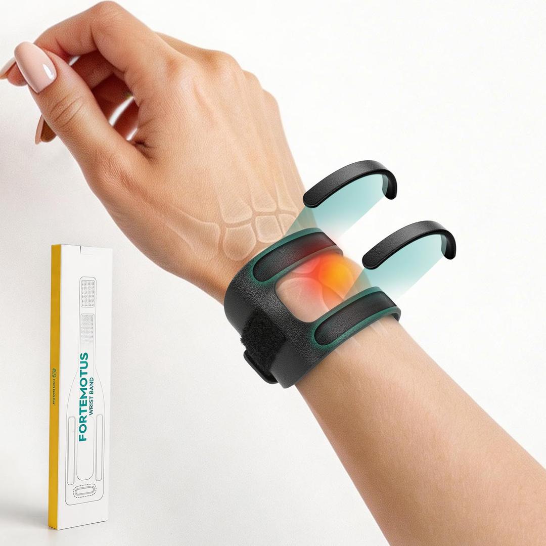 FORTEMOTUS Wrist Brace for TFCC Tears, TFCC Wrist Support with Dual Soft Strip Pad for Ulnar Sided & Pinky Side Wrist Pain, DRUJ Instability