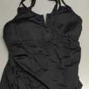 Womens One Piece Swimsuit Tummy Control - Slimming Bathing Suit V Wired Full Coverage 2025 Swimwear (Large, Black)