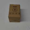 Black Wheat Straw Bowls, 10 OZ Unbreakable Snack Bowls Set of 8, Alternative Plastic Bowl Reusable, Microwave Safe Small Appetizer Bowl for Dessert, Snack, Ice Cream (Black)