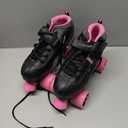 Roller Derby STR Seven Women's Quad Roller Speed Skates (10, Black/Pink)