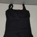 EUYZOU Women Tummy Control Shapewear Tank Tops Seamless Square Neck Compression Tops Slimming Body Shaper Camisole (Medium, Black)