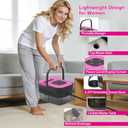 Portable Steam Cleaner for Cleaning with 16pcs Accessories, 6-Level Adjustable, 15s Heat-Up, Handheld Steam Cleaner for Home, Tile, Grease, Dirt, Car Detailing, Lightweight Design for Women& Girls