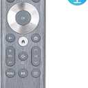 ERF6A80 Replace Voice Remote Control with Backlit fit for Hisense U6 U7 U8 Series Mini-LED ULED 4K UHD Google Smart TV 55U8N 65U8N 75U8N 85U8N 100U8N 55U7N 65U7N 75U7N 55U6N 65U6N 75U6N 85U6N