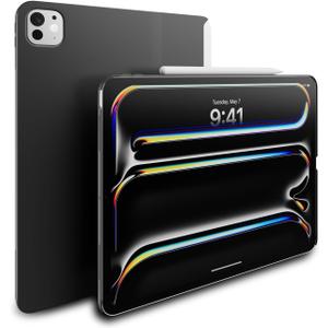 MAGEASY CoverBuddy Lite Magic Keyboard Compatible Case for iPad Pro 11 (M5 2025 / M4 2024, 6th/5th Gen) iPad Case fits Magic Keyboard for iPad, Seamless Closure & Magnetic Pencil Holder (Black 1.2)
