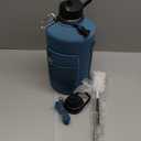 DYSANKY 1 Gallon Water Bottle Insulated | Thickened Stainless Steel Vacuum Metal Water Jug | Portable Sports Large for Gym and Hiking with Straw, Carrier Bag, Handle Strap | BPAFree 128 oz