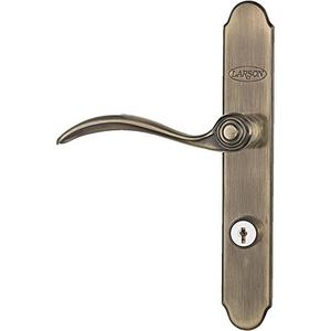 Larson Quickfit 7.25-in Storm Door Outside Handle (Antique Brass)