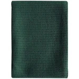 Ultra Soft Absorbent Tea Towel,Waffle Weave Cotton Dish Rags,45x65cm Large Kitchen Dinner Plate Hand Towel,Cloth Napkins (Color : Dark green)