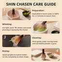 Handcrafted Kurotake Shin Chasen Matcha Whisk (1-Piece), Matcha Wisk for Ceremonial Grade Matcha Powder, Dark Bamboo Whisk, Artisan Made Ceremonial-Grade Macha Whisks