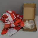 Preboun 7 Pcs Circus Tent Decorations Carnival Party Decorations with String Light Carnival Red and White Striped Banner for Circus Theme Party