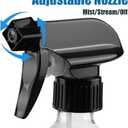 Plastic Spray Bottles for plant - 10oz/300ml - Mist Stream - No Clog No Leak, Easy to Grip with Adjustable Nozzle for Hair, Cooking, Cleaning - BPA Free