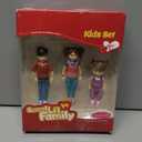 Beverly Hills Sweet Li'l Family Dollhouse People Set of 3 Action Figure Set: Boy, Girl, and Toddler