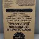 Regalo Easy Step 49-Inch Extra Wide Baby Gate, Includes 4 & 12 Inch Extension, 4 Pack of Pressure Mount and Wall Mount Kit, Black