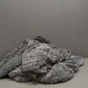 Cottonblue Weighted Blanket for Adults Queen Size 15 lbs, Soft Fuzzy Fleece Sherpa Weighted Throw Blankets 60x80 inches, Warm Cozy Fluffy Bubble GreyWinter Heavy Blanket for Bed Sofa Women Men Present