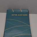 Shilucheng 100% Cotton Queen Size Duvet Covers - 600 Thread Count, Luxury Sateen Weave Egyptian Cotton Comforter Cover with Zipper Closure & Corner TiesHotel Bedding Duvet Covers 3 Piece (White)