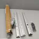 5FT Side Trail Rail System Compatible with 2023-2026 Chevy Colorado Truck Bed Rail System GMC Canyon Tie Down Rail Replacement for 2023-2026 Chevy Colorado Accessories (Side Trail Rail)