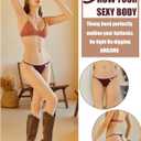 FINETOO 9 Pack G-String Thongs for Women Cotton Panties Stretch T-back Tangas Low Rise Hipster Underwear Sexy (L)