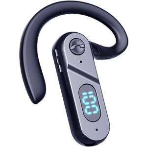 Uigsas Bluetooth Headset Wireless Bluetooth Earpiece Single Ear Voice Control Answer Earphones for Cell Phone