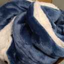 Bedsure GentleSoft Sherpa Fleece Throw Blanket Twin Size for Couch - Thick and Warm Throw for Women and Men, Soft Fuzzy Plush Twin Blanket for Winter, Slate Blue, 60x80 Inches