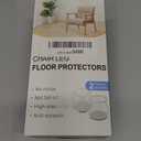 32pcs Brown Chair Leg Floor Protectors,Bar stools Leg Protectors Caps,Dining Room Chair Leg Protectors for Hardwood Floors, Chair Leg Covers Silicone Felt Furniture Pads (Small fit: 0.9'' - 1.29'') (Universal Small, Brown-32pcs)