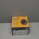 VODA Wood Stove Fan Heat Powered Fireplace Fans Non Electric, Heat Activated Thermal Fan for Wood Burning Stove/Log Burner, Stove Accessories Thermometer