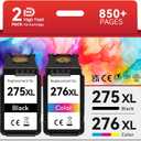 PG-275XL CL-276XL Compatible for Canon 275 and 276 Ink Cartridges Combo Pack PG 275 CL 276 XL Work for Canon Pixma TR4720 TS3720 TS3522 TS3520 TS3722 TS3500 TR4722 TR4723 TR4700 TS3700 Printer