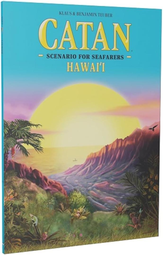 CATAN Hawai'i SCENARIO EXPANSION - Tropical Fishing Excursion for CATAN Seafarers! Strategy Game, Family Game for Kids and Adults, Ages 10+, 3-6 Players, 75 Minute Playtime, Made by CATAN Studio