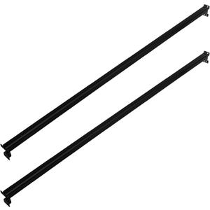 2 Pack Universal Hanging File Rails for Filing Cabinet,Black