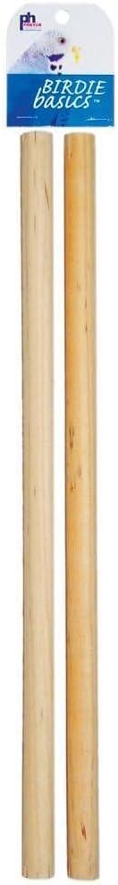 Prevue Bird Perch - 17" x 0.75" Dia - 2 pk