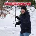 50Pcs Snow Toy Balls,2.36IN Artificial Snow Ball Fight Indoor,Soft Fake Snowball,Christmas Decoration Party Supplies,Indoor Outdoor Throwing Game