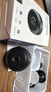 1pcs Only 0.9 inch Hidden Camera with Audio/Video Mini Small Spy Home Indoor Use Cam Night Vision Motion Detection Baby Monitor Wireless Outdoor Nanny WiFi espias ocultas Security Secret (1, mini)