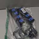 SPARKWHIZ Fishing Rod Holder for Truck, Boat, Clamp on Fishing Pole Racks Holds 4 Rods, Aluminum