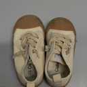 Toddler Shoes Boys Girls Slip On Canvas Sneakers (Beige)