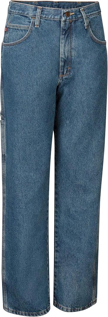 Red Kap Men's Loose-Fit Dungaree Jean (36W x 34L)