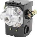 Heavy Duty Pressure Switch for Air Compressor 135-175 psi Four 4 Port 26 Amp