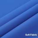 homing 2 Pack Rectangle Table Cloth, Elastic Fitted Fabric Tablecloth Fits for 5 Foot Folding Tables, Washable Table Cover for Picnic, Camping, Indoor & Outdoor (Blue, 30" x 60")