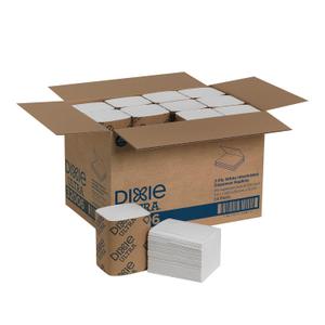 Dixie Ultra Interfold 2-Ply Paper Napkin Dispenser Refills By GP PRO, White, 6000 Count (250 Disposable Napkins Per Pack, 24 Packs Per Case), 32006
