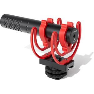 Saramonic VMic7S On-Camera Shotgun Microphone, Condenser Video Mic for Camera DSLR Phone Vlog Podcast Interview ENG/EFP Outdoor Recording