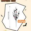 5 Pcs Halloween Branches Picks with Artificial Bloody Eyeball Black Gothic Faux Twigs Stems for Vases Halloween Home Indoor Decor Party Arrangements