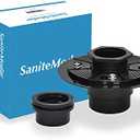 SaniteModar 2-in ABS Shower Drain Base can be Used with Any Size of Square and Linear Floor Shower Drain,It is Equipped with Threaded Joints and Rubber Joints