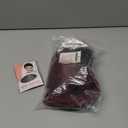 Half and Half Red Sally Costume Wig for Women Long Straight Dark Red Wigs 23.6'' Synthetic Hair for Halloween Party Daily