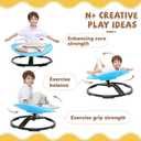 Zhenx Spinning Chair for Autistic Kids (Ages 3-18), Autism Sensory Toy Gift, 22 inches x 22 inches x 10 inches