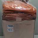 Andency California King Comforter Set Burnt Orange - 7 Piece Cal King Bed in a Bag Boho Terracotta Tufted Bedding Sets, Rust Bed Set with Comforter, Sheets, Pillowcases & Shams