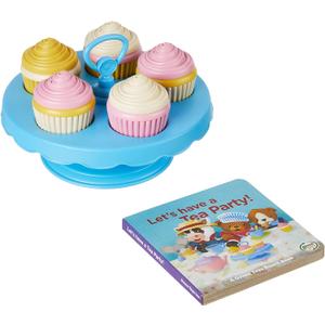 Green Toys Cupcake Set and Tea Party Book